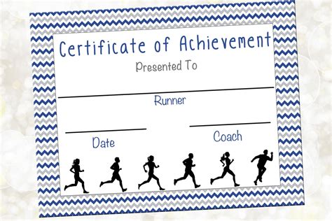 Cross Country Certificate Template